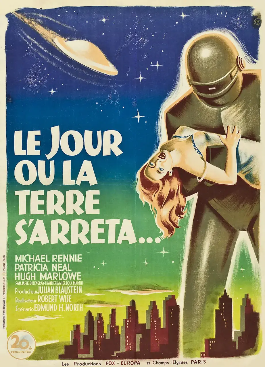 《地球停转之日 1951》：科幻经典永不过时，外星来客的警世预言！